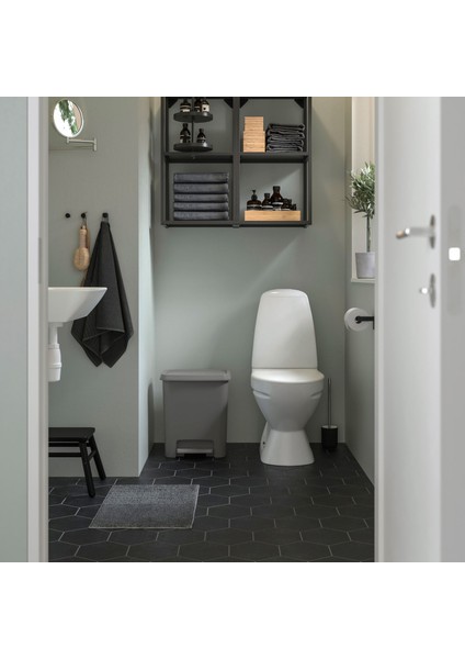 Knöckla Banyo Çöp Kutusu Koyu Gri 25 Lt Pedallı Yumuşak Kapanır Çöp Kovası fırsatları