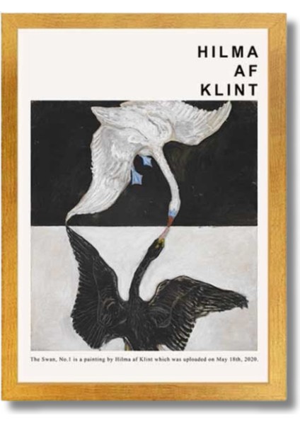 Hilma Af Klint | Çerçeveli Mdf Sanat Tablosu | Modern Ev Ofis Dekorasyonu |