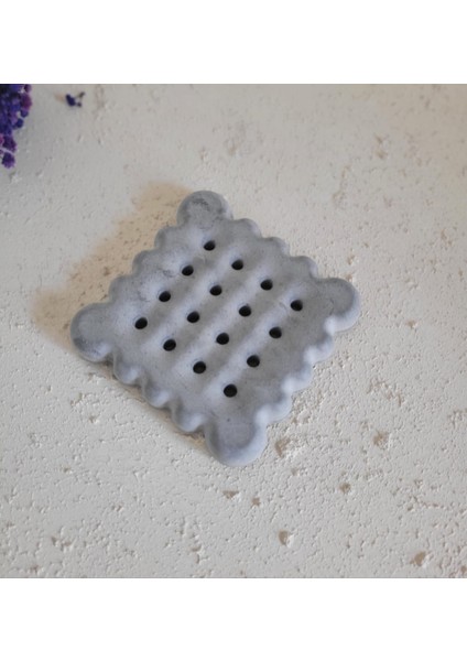 Beton Delikli Bardak Altlığı 2 Li