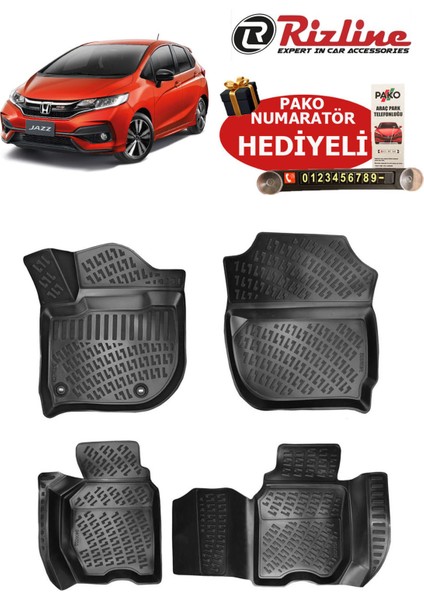 Honda City 2015-2020 Havuzlu Paspas