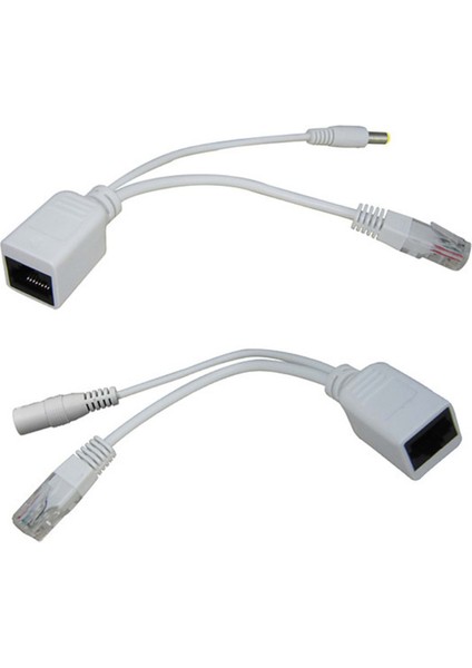 Pasif Ip Kamera Poe Enjektör Poe Splitter Çifti Poesiz Kamera Ekipmanı 5V 12V Uygun fiyatları