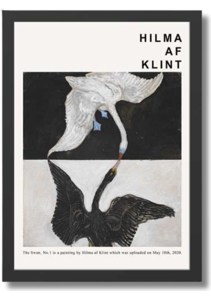 Hilma Af Klint | Çerçeveli Mdf Sanat Tablosu | Modern Ev Ofis Dekorasyonu |