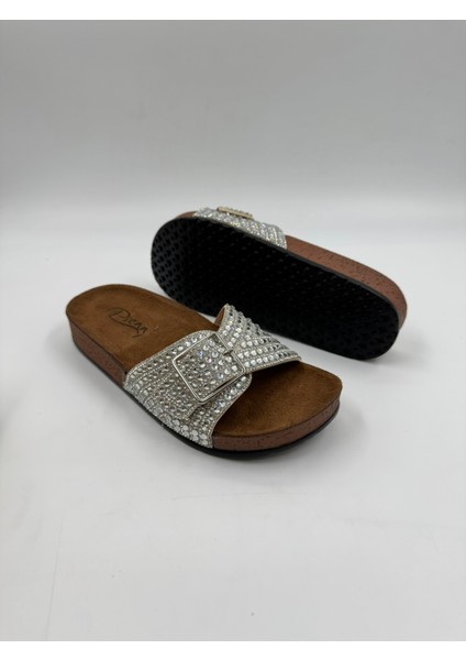 20050-020 Tek Tokalı Taşlı Ortopedik Kadın Ev Terliği modelleri