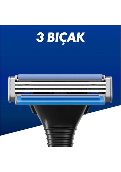 Sensor3 Tıraş Seti – 6 Yedek Bıçak + 200 ml Tıraş Jeli + Hediye Çanta modelleri