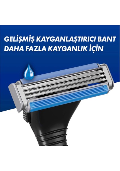 Sensor3 Tıraş Seti – 6 Yedek Bıçak + 200 ml Tıraş Jeli + Hediye Çanta fırsatları