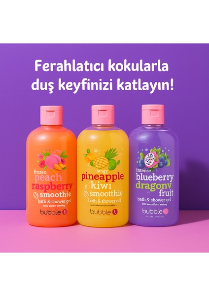 Smoothie Duş Jeli 3’lü Set (3 X 500 ML) – Meyve Aromalı, Renkli & Ferahlatıcı fiyatları