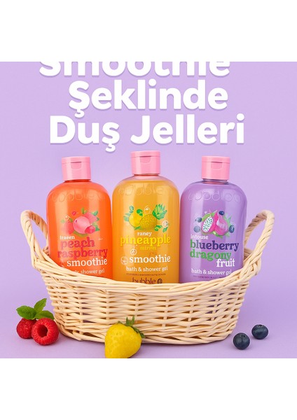 Smoothie Duş Jeli 3’lü Set (3 X 500 ML) – Meyve Aromalı, Renkli & Ferahlatıcı modelleri