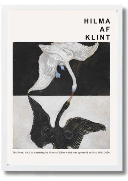 Hilma Af Klint | Çerçeveli Mdf Sanat Tablosu | Modern Ev Ofis Dekorasyonu |