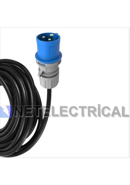 Cee Norm Seyyar Uzatma Kablosu 11 Metre | 3X16A Uzatma Priz + 3X16A Düz Fişli | Siyah Kalın Kablo modelleri