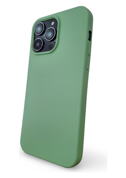 iPhone 14 Pro Max Uyumlu Kılıf Kadife Lansman Soft Yumuşak Liquid Silikon Kamera Korumalı Kapak