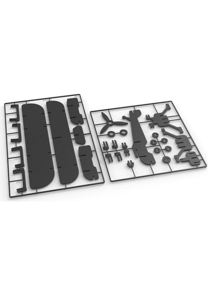 3D Puzzle Biplane Plane Kit Card-Uçak Puzzle-Boyanabilir Puzzle fiyatları