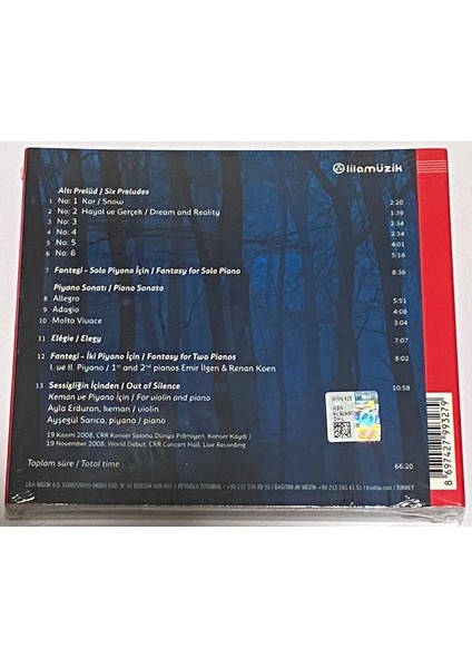 Renan Koen – Ali Darmar: Piyano Eserleri Cd+Book fiyatları