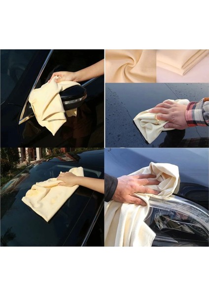 Life %100 Gerçek Koyun Derisi Güderi Temizlik Bezi 55CM x 30CM 1 Adet fırsatları