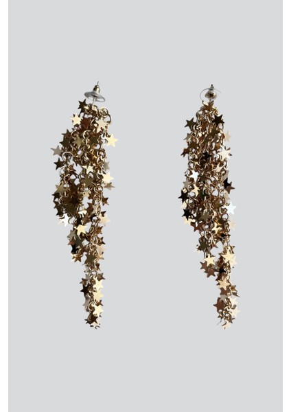 Sallantılı Yıldız Küpe