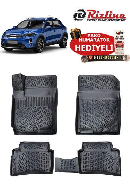 Kia Stonic 2017-2025 Havuzlu Paspas