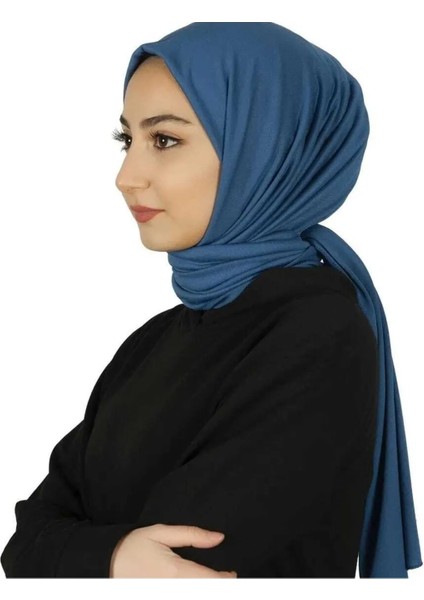 Pamuklu Likralı Penye Şal