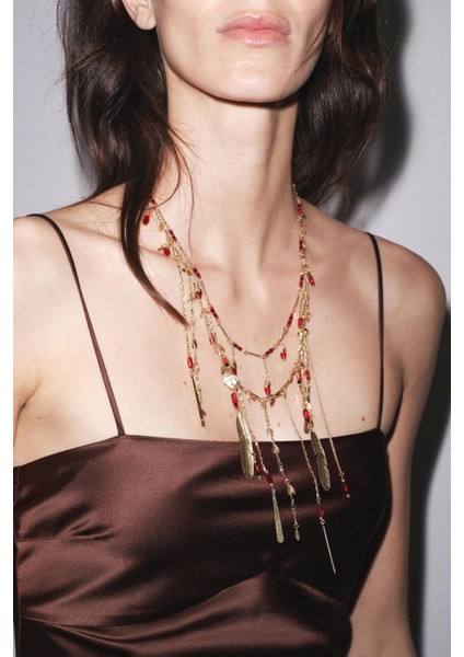 Çoklu Charmlı Kolye fiyatları