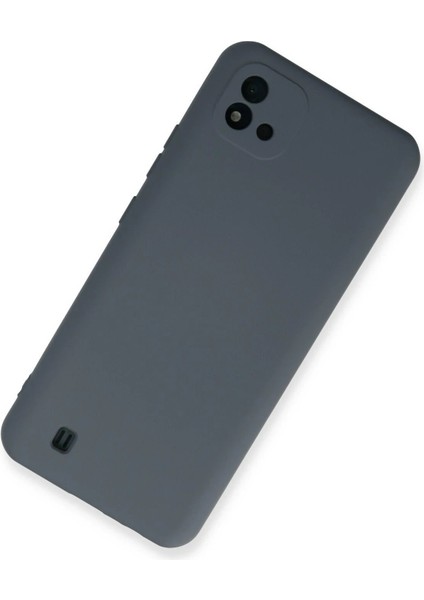 Realme C11 2021 Kılıf Nano Içi Kadife Silikon - Gri - TYIGO2194-3855 fiyatları