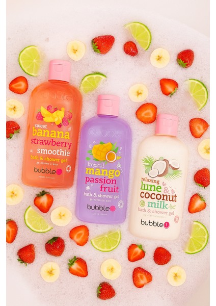 Smoothie Duş Jeli 3’lü Set (3 X 500 ML) – Hindistan Cevizi, Muz & Çilek Aromalı modelleri