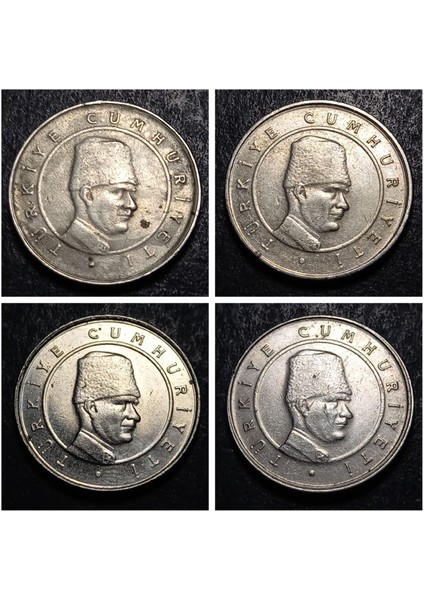 39963687C67313E7B2 10 Yeni Kuruş 2005/2006/2007/2008 Tam Set Eski Madeni Para fırsatları