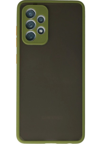 Samsung Galaxy A72 Kılıf Montreal Silikon Kapak - Yeşil - TYIGO4201-8631