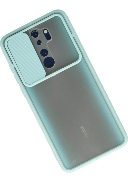 Xiaomi Redmi Note 8 Pro Kılıf Palm Buzlu Kamera Sürgülü Silikon - Turkuaz - TYIGO8695-9238 fiyatları