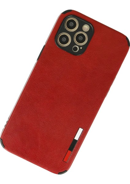 iPhone 12 Pro Kılıf Loop Deri Silikon - Kırmızı - TYIGO9507-8404 modelleri