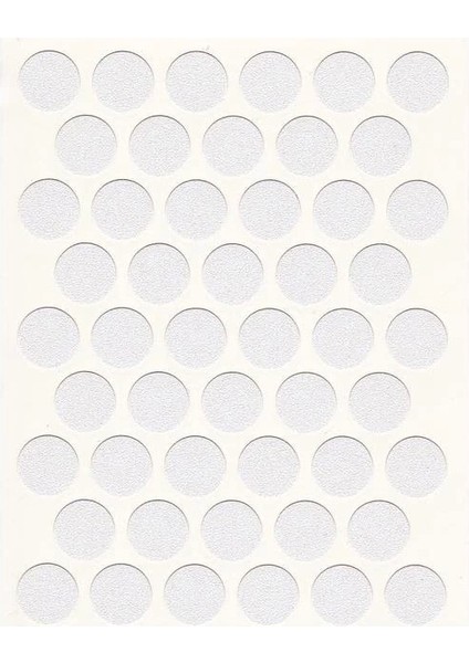 Yapışkanlı Vida Tapası (Beyaz) 10 mm