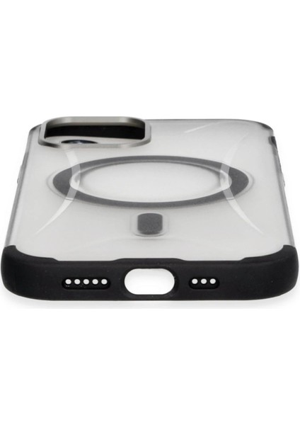 iPhone 12 Hilton Magsafe Kapak - Siyah - TYIGO9995-9437 modelleri