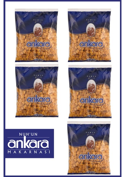 Bamya Makarna 500 gr x 5 Adet