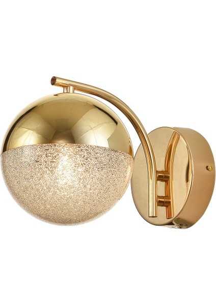 Serra Aplik Gold Akrilik Toplu Salon Oturma Odası Modern Duvar Apliği - (Gold Kaplama)