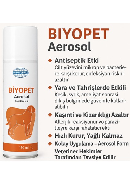 Biyopet Aerosol Köpek fiyatları