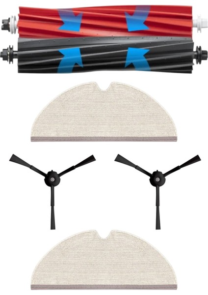 Roborock Q5 Pro / Q5 Pro + (Plus) Robot Süpürge Uyumlu 6'lı Yedek Parça Seti