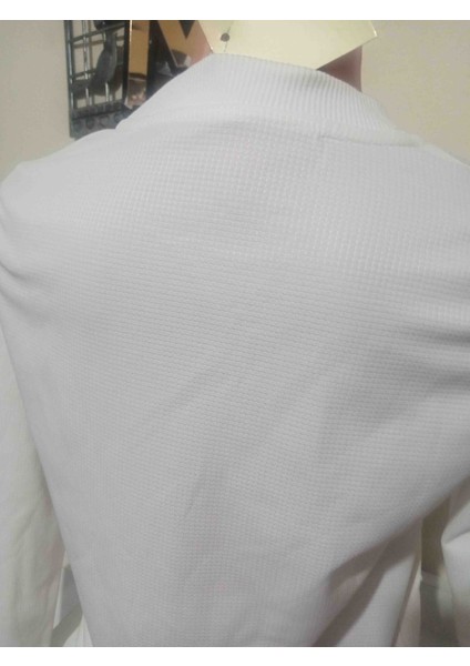 Beyaz Fermuarlı Kadın Ceket modelleri