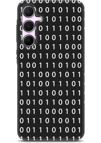 Samsung Galaxy A55 5g Uyumlu Minima 3 Renkli Tasarım Binary Kod