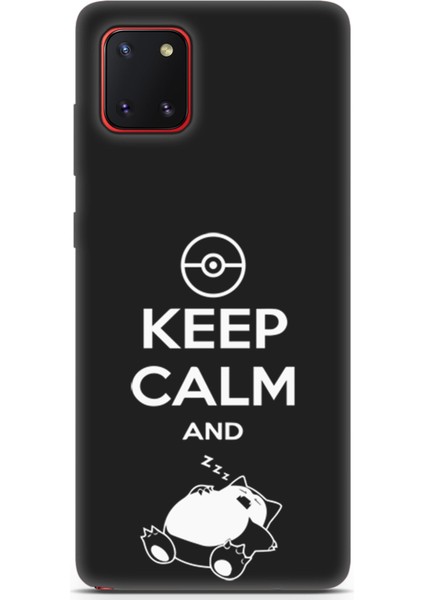 Samsung Galaxy A81 Uyumlu Minima 7 Darbe Önleyici Pokemon Sakin Uyku