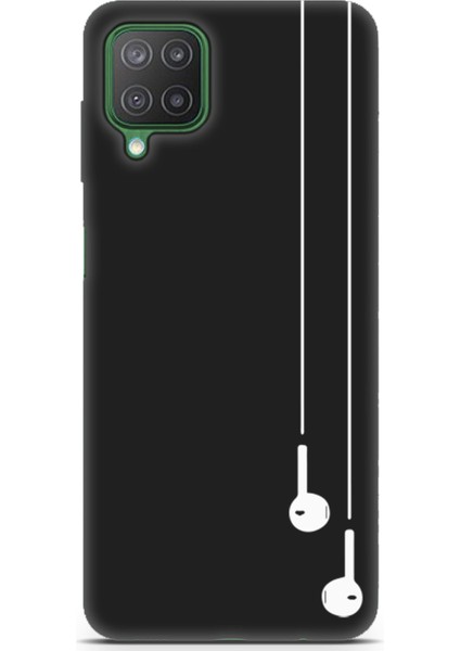 Samsung Galaxy M12 Uyumlu Minima 9 Darbe Önleyici Beyaz Kulaklık