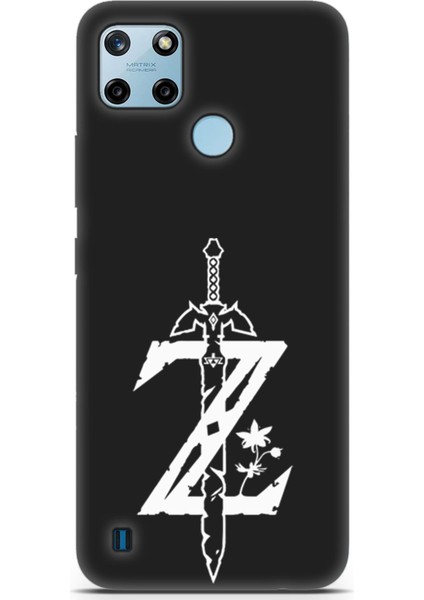 Realme C25Y Uyumlu Minima 8 Baskılı Kapak Zelda Frp
