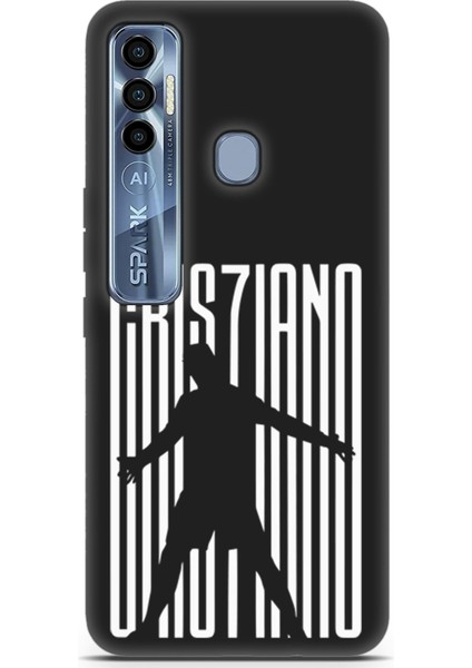 Tecno Spark 7 Pro Uyumlu Minima 6 Silicone Ronaldo 7