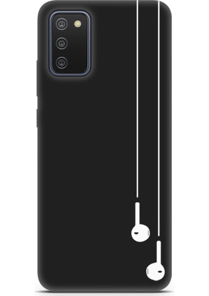 Samsung Galaxy M02S Uyumlu Minima 9 Kab Beyaz Kulaklık