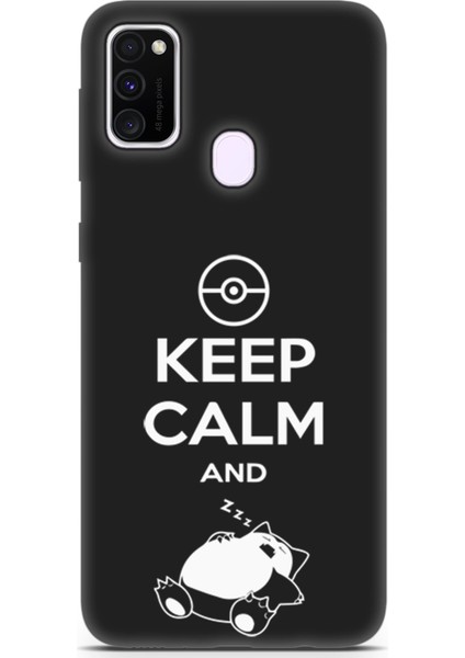 Samsung Galaxy M21 Uyumlu Minima 7 4K Kapak Pokemon Sakin Uyku