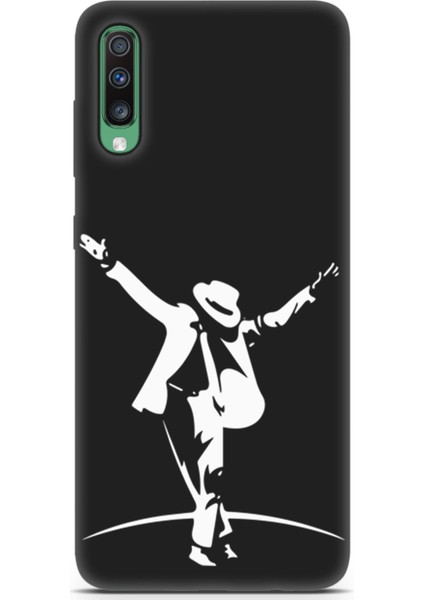 Samsung Galaxy A50 Uyumlu Minima 5 Baskılı Telefon Kabı Moon Walker M.j.