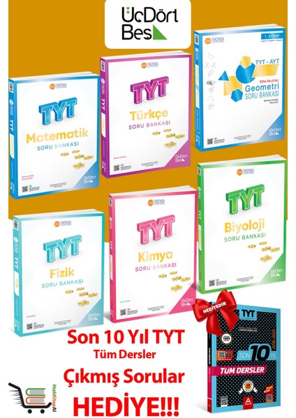Tyt Sayısal Set 2026 Model Çıkmış Sorular Hediyeli!