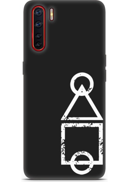 Oppo A91 Uyumlu Minima 10 Koruma Kılıfı Squid Game