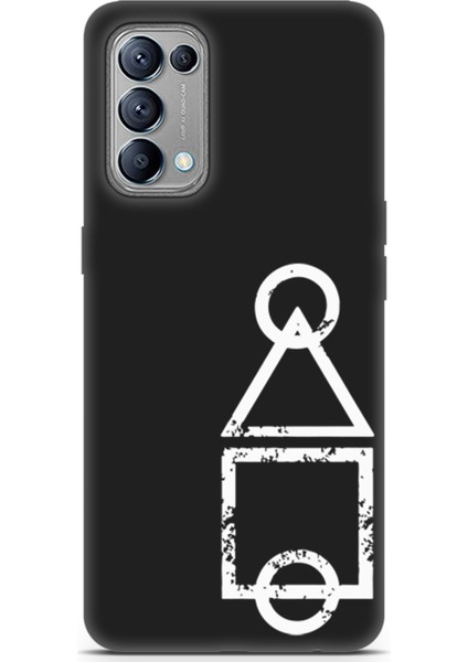 Oppo Reno5 Uyumlu Minima 10 Baskılı Telefon Kabı Squid Game