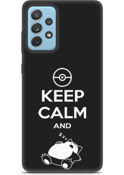Samsung Galaxy A72 Uyumlu Minima 7 Uv Tasarım Pokemon Sakin Uyku
