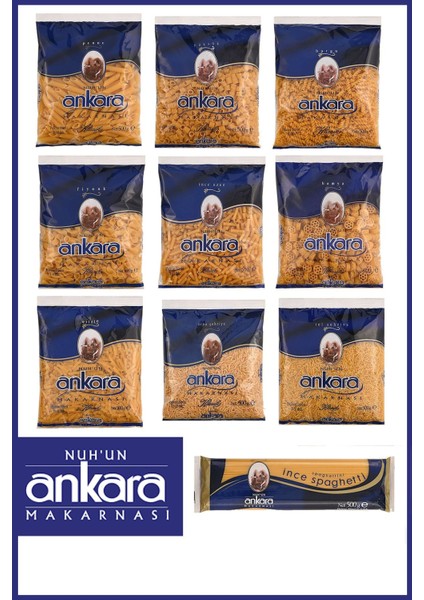 Ekonomik Makarna Sepeti 500 gr x 10 Adet