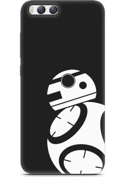 Xiaomi Mi 6 Uyumlu Minima 4 Baskılı Kapak Star Wars Bb-8