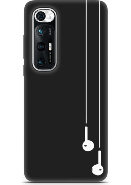 Xiaomi Mi 10S Uyumlu Minima 9 Renkli Tasarım Beyaz Kulaklık