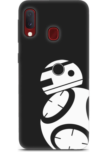 Samsung Galaxy A20E Uyumlu Minima 4 Soft Silikon Star Wars Bb-8